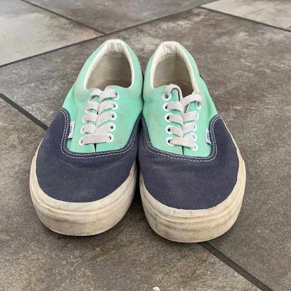 Used Vans teal and blue US women’s size 8 mens size 6.5 - Picture 3 of 5